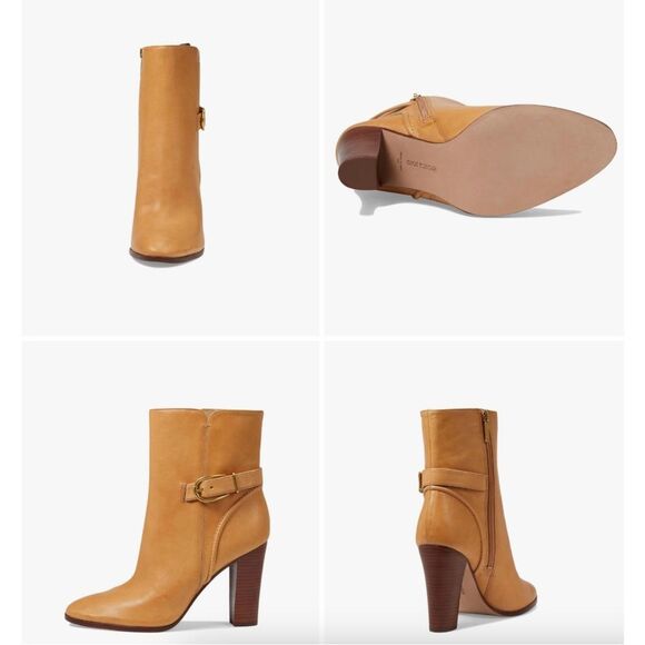Veronica Beard Women's Leather Viv High Heel Boot Booties Shoes 10 - Picture 1 of 7